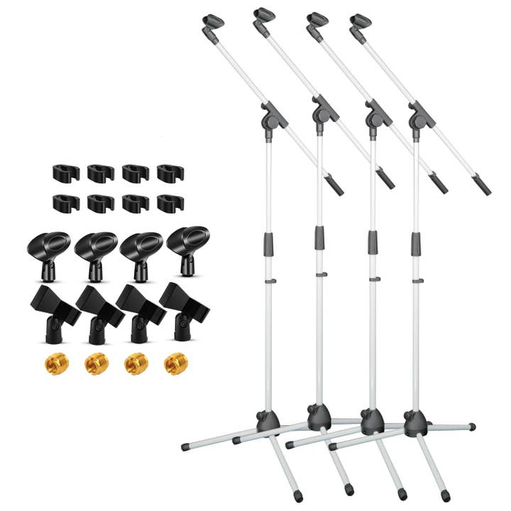 5Core Microphone Stand Floor Adjustable Boom Arm 4Pcs for wholesale by K Cube Inc