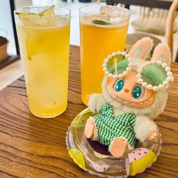 Stylish Doll Swimwear Set with Sunglasses for 15 to 17cm Ropa Labubu Dolls Ideal for Beach and Summer Play Labubu for wholesale by THE INTSUP USA