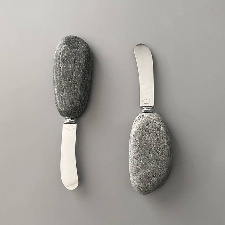 Funky Rock Designs - Wholesale Cheese Spreader - Ergonomic Stone Cheese Spreader1