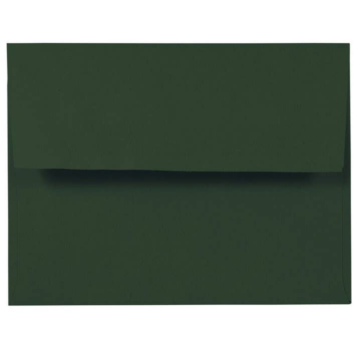 A2 Invitation Envelopes, 4.38 x 5 3/4, Dark Green, 1000 for wholesale by JAM PAPER