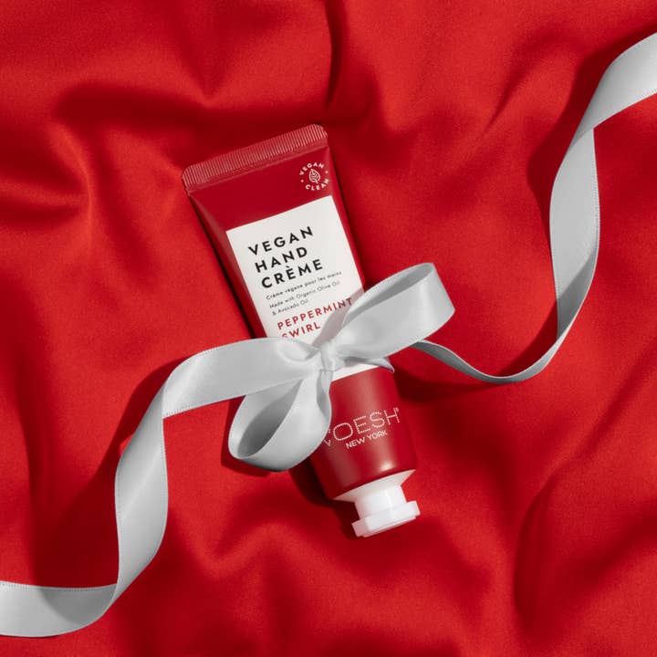 VOESH New York - Wholesale Hand & Body Lotion - Limited Edition Peppermint Swirl Vegan Hand Crème 1.5oz