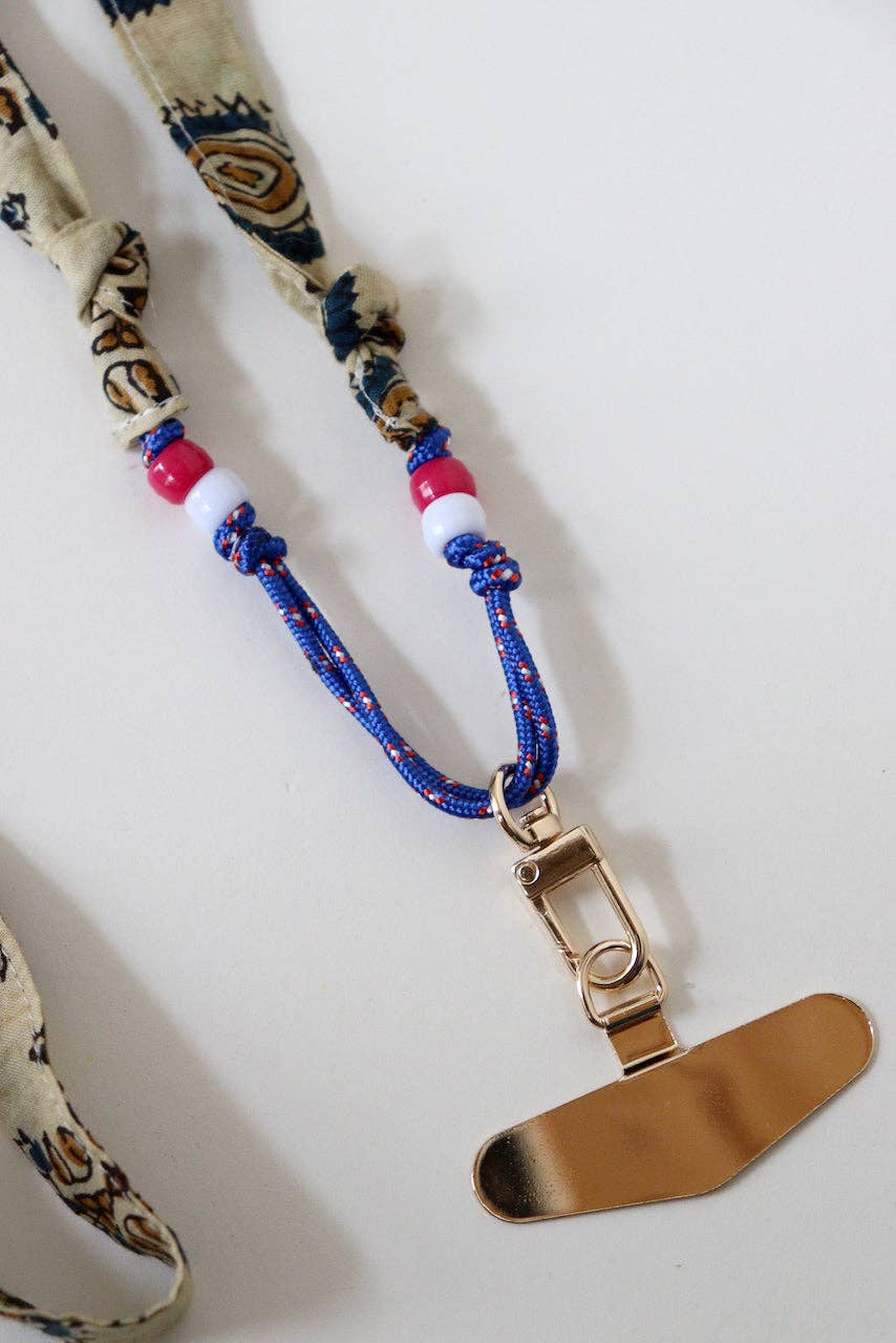 Maho - Wholesale Phonecase Strap - César Paisley Beige8