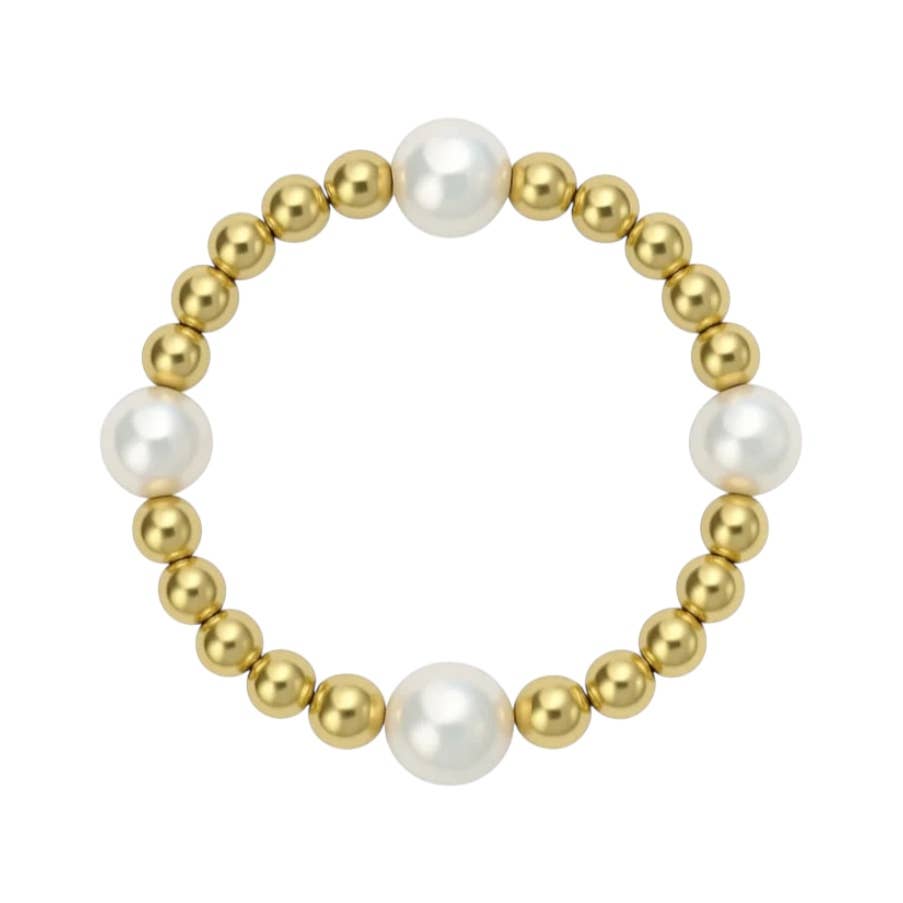 bara boheme – Engroshandel Båndring – Bara | Perlebesat elastisk ring med perler1