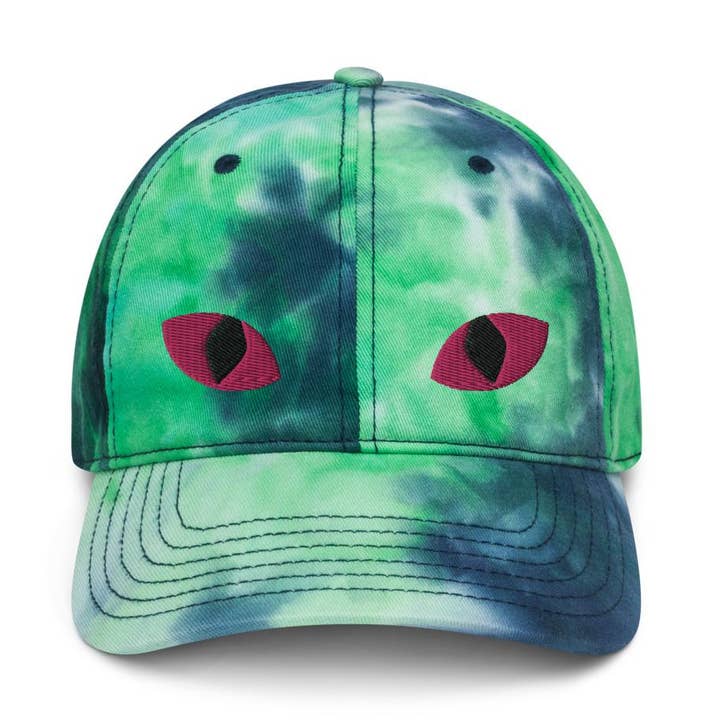 Chapeau Tie Dye « Demon Eyes » pour la vente par Tiny Cow Designs