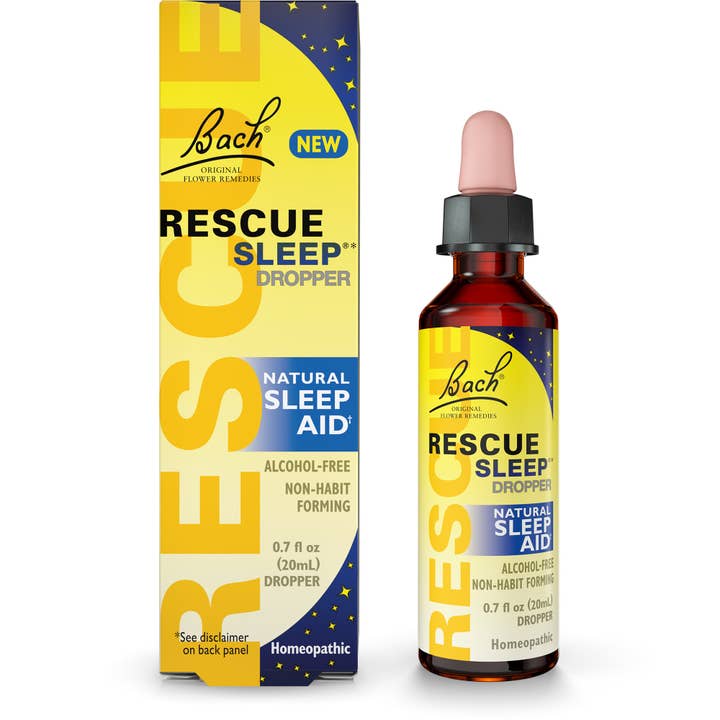 RESCUE & Bach Original Flower Remedies - Wholesale Oral Supplement/Vitamin - Bach Rescue Sleep Natural Sleep Aid Dropper 20mL