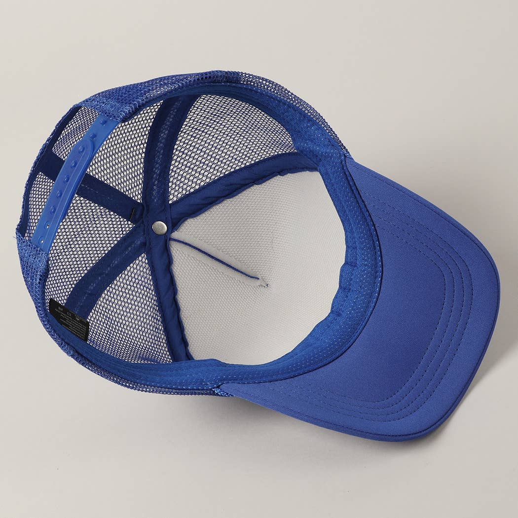 Fashion City - Vendita all'ingrosso Cappellino  da camionista - Unisex - Cappello in Schiuma con Toppa Ricamata "God Bless America"6