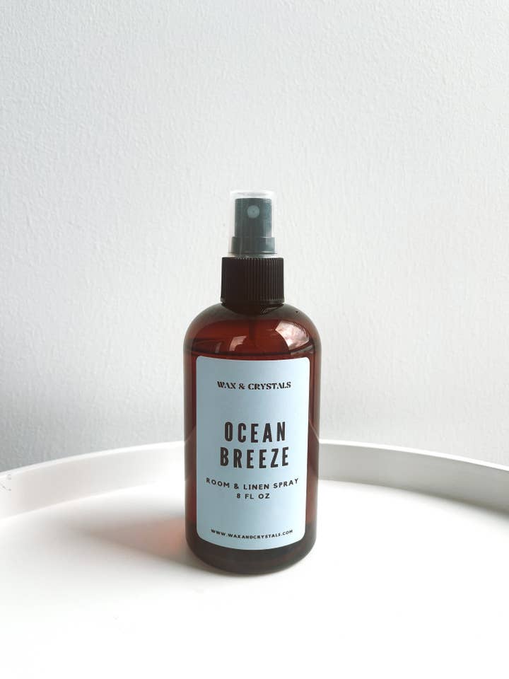 Ocean Breeze - Room & Linen Spray - 8 fl oz for wholesale by Wax and Crystals