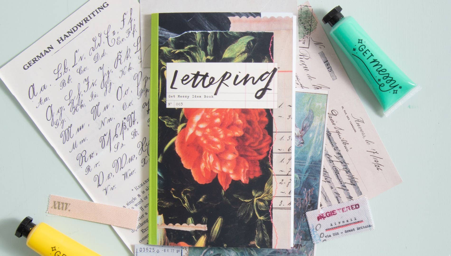 Get Messy Art - Wholesale Painting/Drawing - Lettering Idea Book1