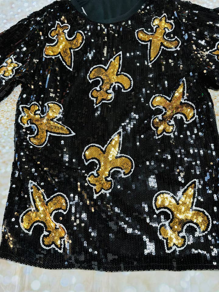 SJ NOLA LLC - Vendita all'ingrosso Vestito - Donna - Abito Saints Paillettes De Lis