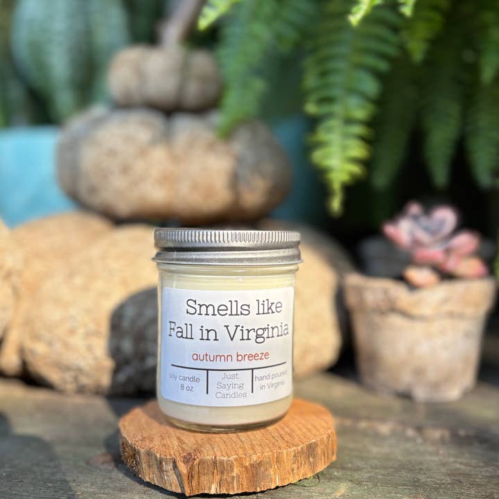 Just Saying Candles - Wholesale Jar/Filled Candle - Smells Like Fall in "Your State" | Funny Candle 2