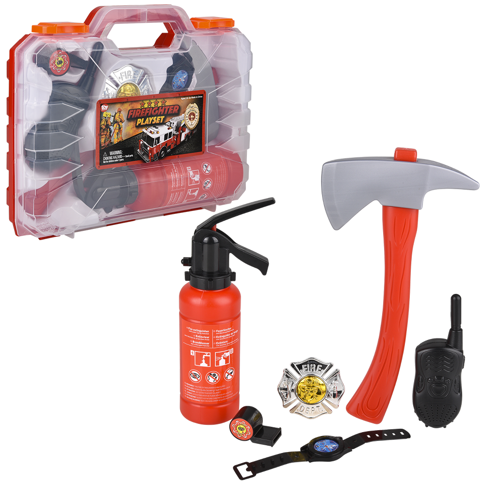 The Toy Network - Wholesale Toy Set - Kids - 6PC FIREFIGHTER ROLE PLAY SET3