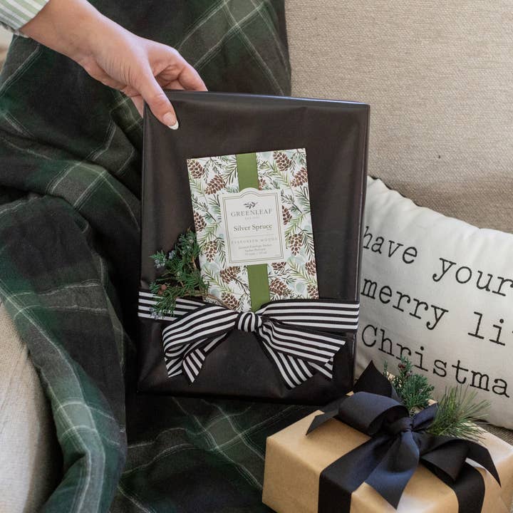 Greenleaf Gifts - Wholesale Sachet - Silver Spruce Large Sachet 18 Pack