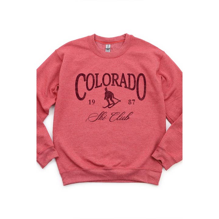 Illustrated Society - Wholesale Graphic Sweatshirt - Women's - COLORADO SKI CLUB VINTAGE GRAPHIC SWEATSHIRTS2