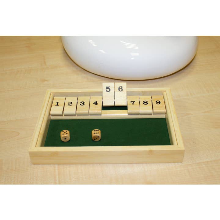GICO Spielwaren – wholesale Board game – GICO Shut The Box Folding Game Wooden Board Game1