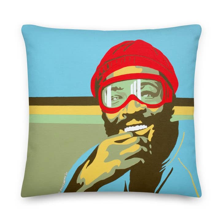 Marvin Après Ski Kussen voor wholesale door Uptripping (Shannon Foley Henn)