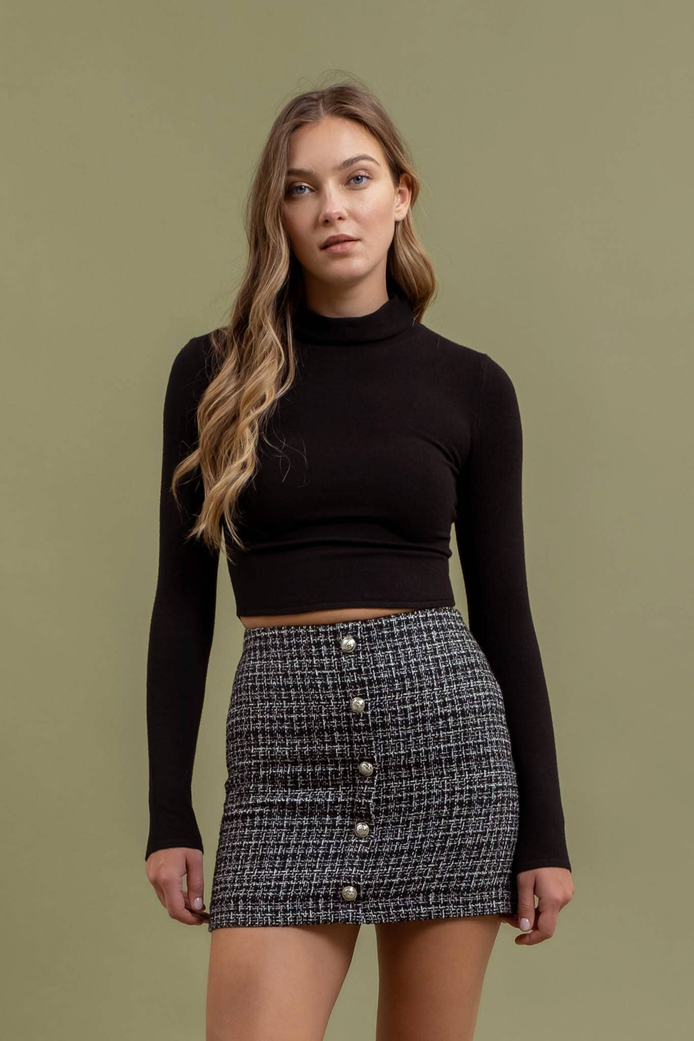 The Workshop Studio – wholesale Pullovertröja - Dam – DRAPERAD TURTLENECK BESKUREN STICKAD TRÖJA3