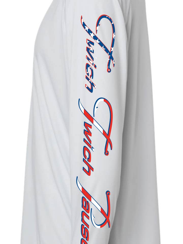 Naomi's Happy Place Shop - Wholesale Screen printed t-shirt – Men′s - AMERICA CREW / WHITE1