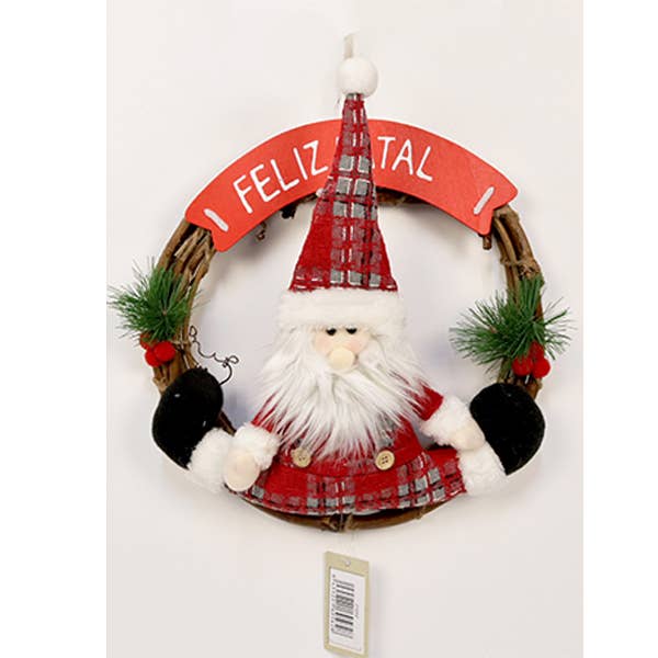 Guirnalda De Navidad Del Papanoel Sombrero Rayas para venta al por mayor de LA RUTA DE LAS IMPORTACIONES SL