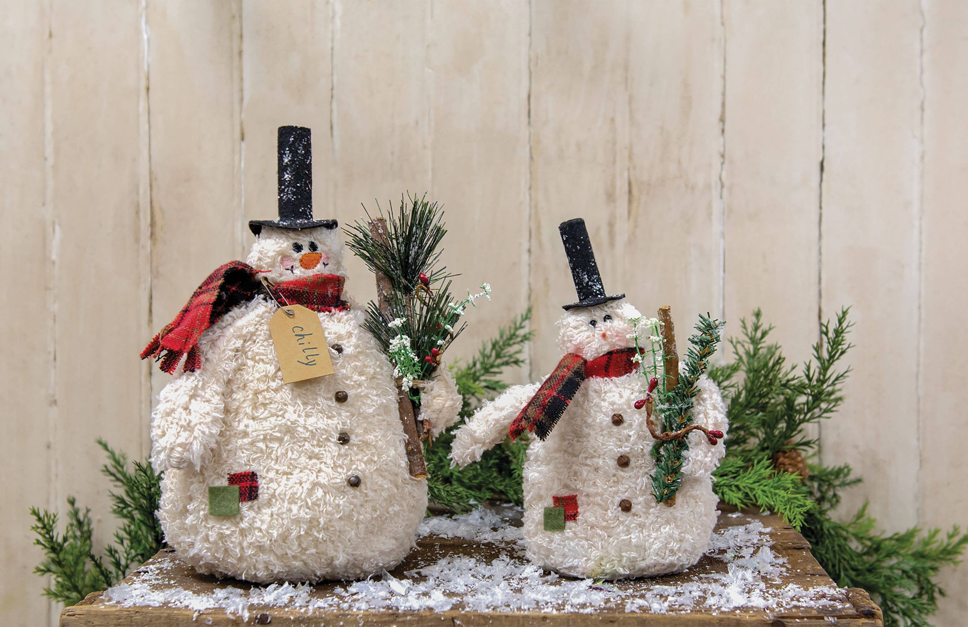 The Hearthside Collection - Vente Décoration de Noël - Poupée Bonhomme de Neige Chilly3