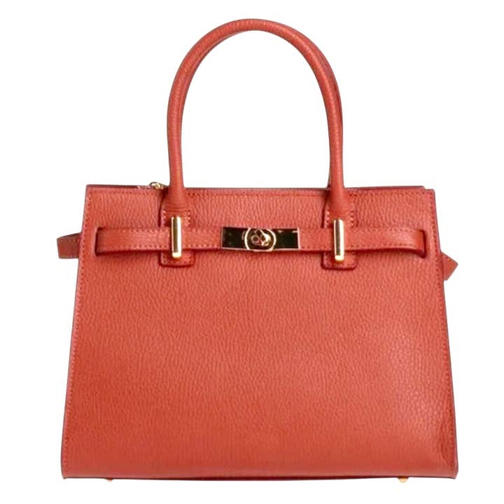 MODARNO - Wholesale Top Handle Bag - Women's - Modarno "Gina" handbag and shoulder bag in genuine leather 28x14x20cm23