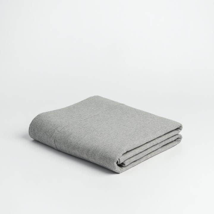 Takasa - Wholesale Flat Sheet - Organic and Fairtrade Warm + Cozy Cotton Flannel Flat Sheet