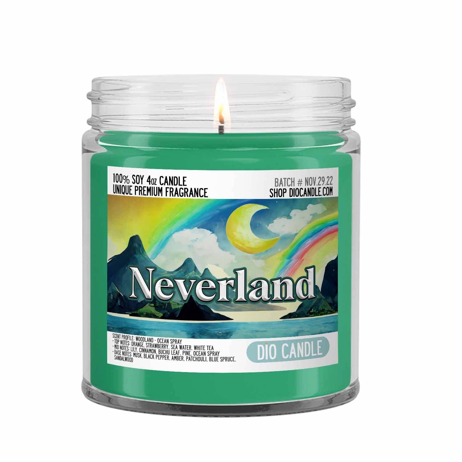 Dio Candle Company – wholesale Jar/filled candle – Never Never Land Candle3