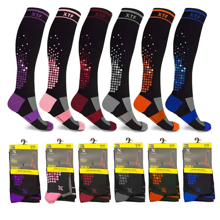 Extreme Fit Wholesale - Wholesale Socks - Unisex - KNEE-HIGH COMPRESSION SOCKS - ASSORTED DESIGNS12
