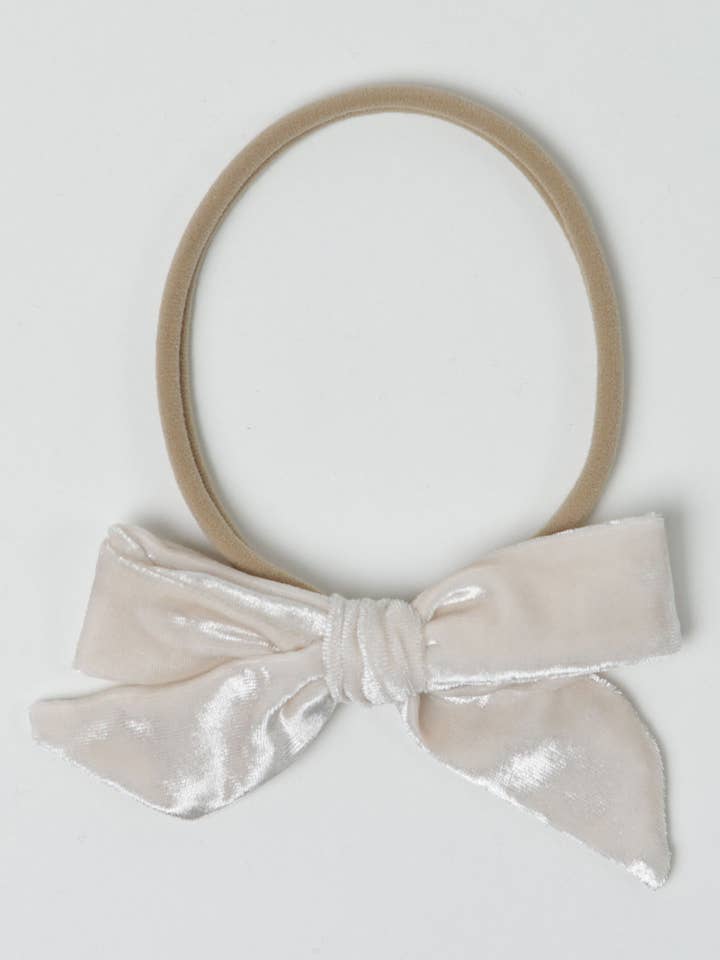 VELVET BOWS || BIRCH for wholesale by RASKANA