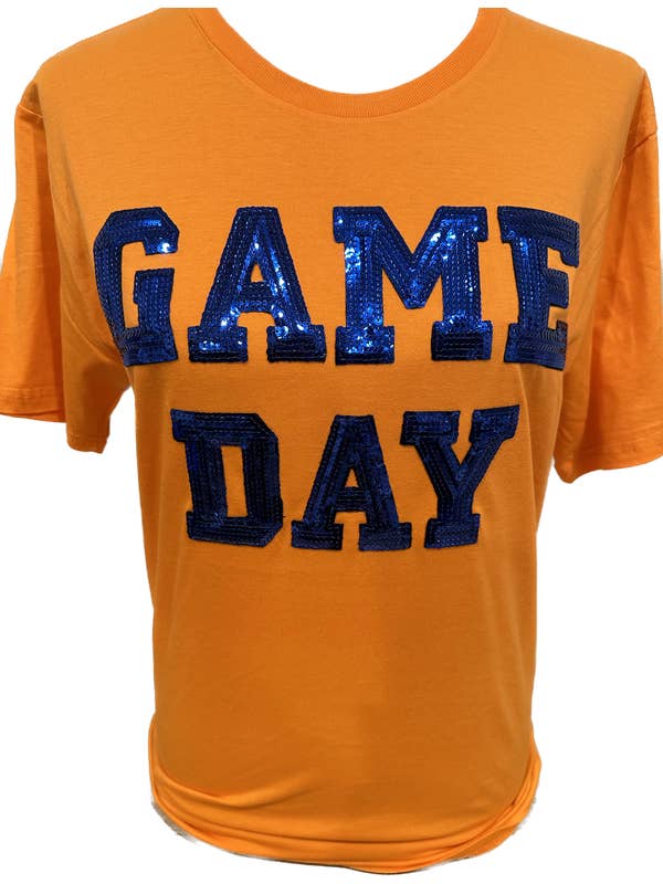 Bling-A-GoGo, LLC - Vente T-shirt – femme - Sequin Game Day (C) sur CREW3