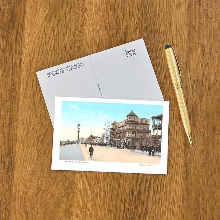 Found Image Press - Wholesale Postcard - Postcard MA-836 Revere Beach Boulevard, Revere, Mass.1