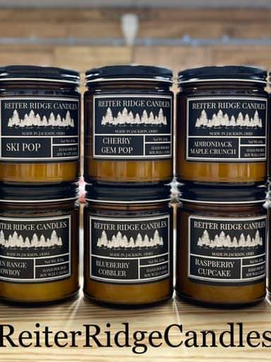 8oz. Pure Soy Wax Candles- Case Of 12 Candles for wholesale by Reiter Ridge Candles