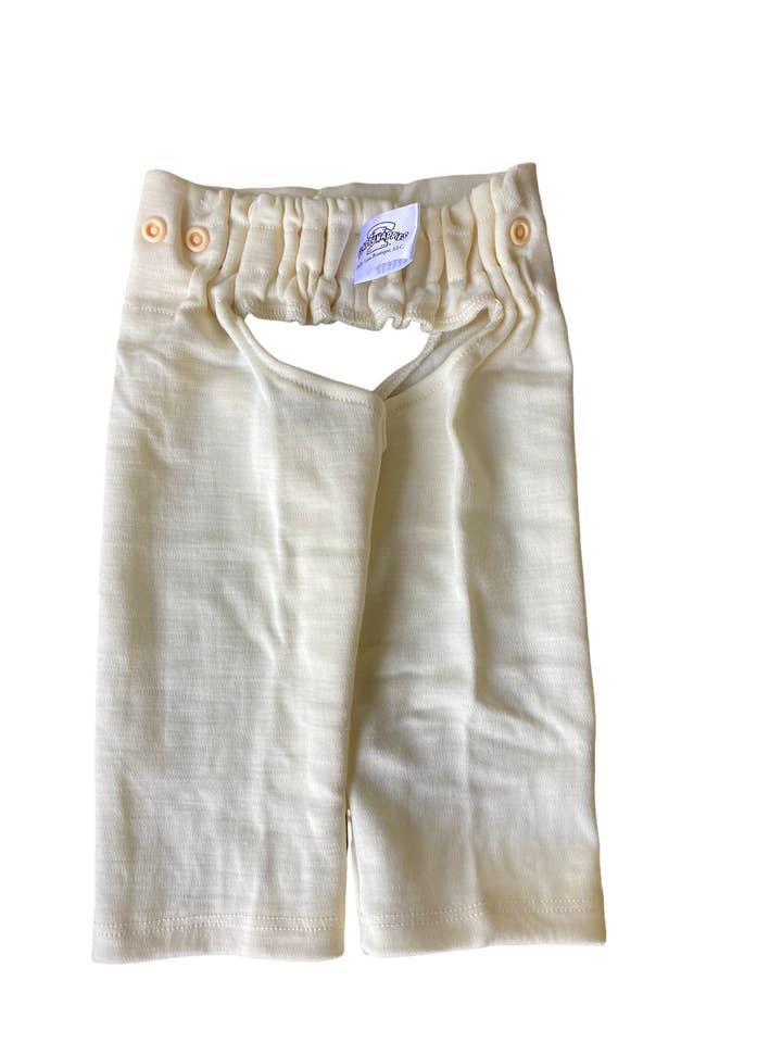 Flappy-Nappies – wholesale Trousers – Baby – Undyed Merino Wool Chappy-Nappy Pants