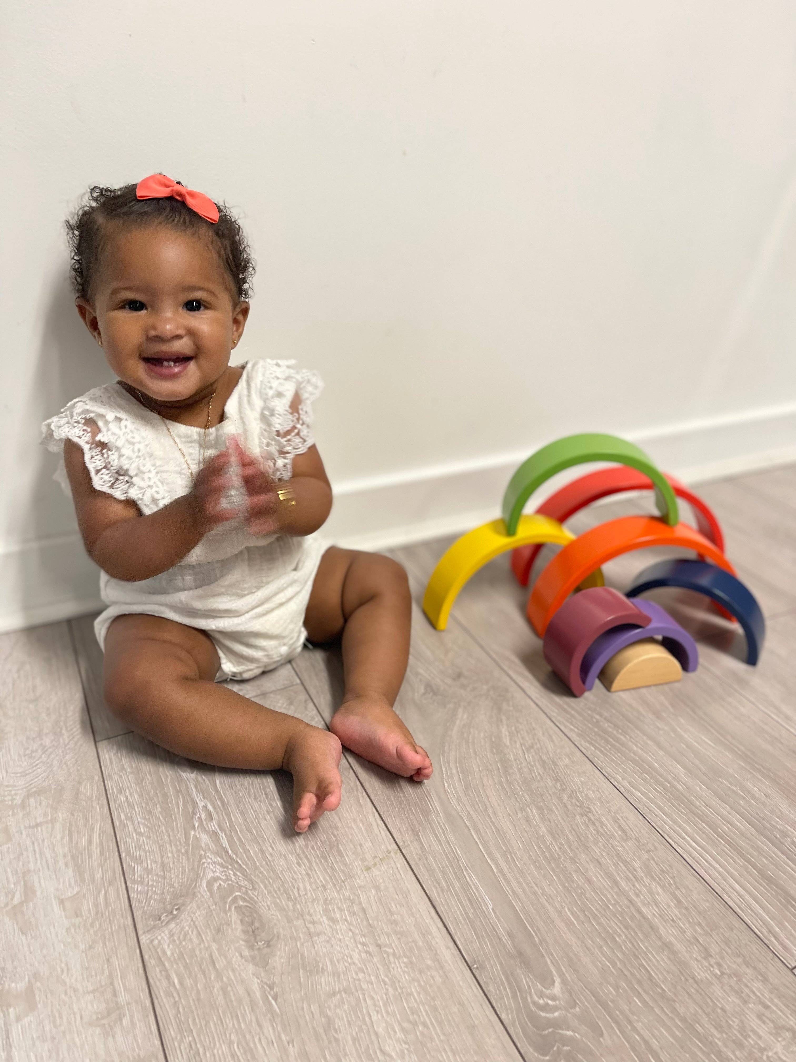 Inside Out Toys – wholesale Stacking rings game – Baby – Jumini Stacking Rainbow6