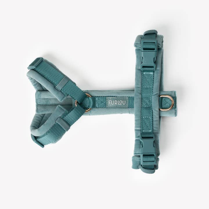 Furlou - Wholesale Pet Harness - Dog - 'Blue - Velvet Dog Harness'2
