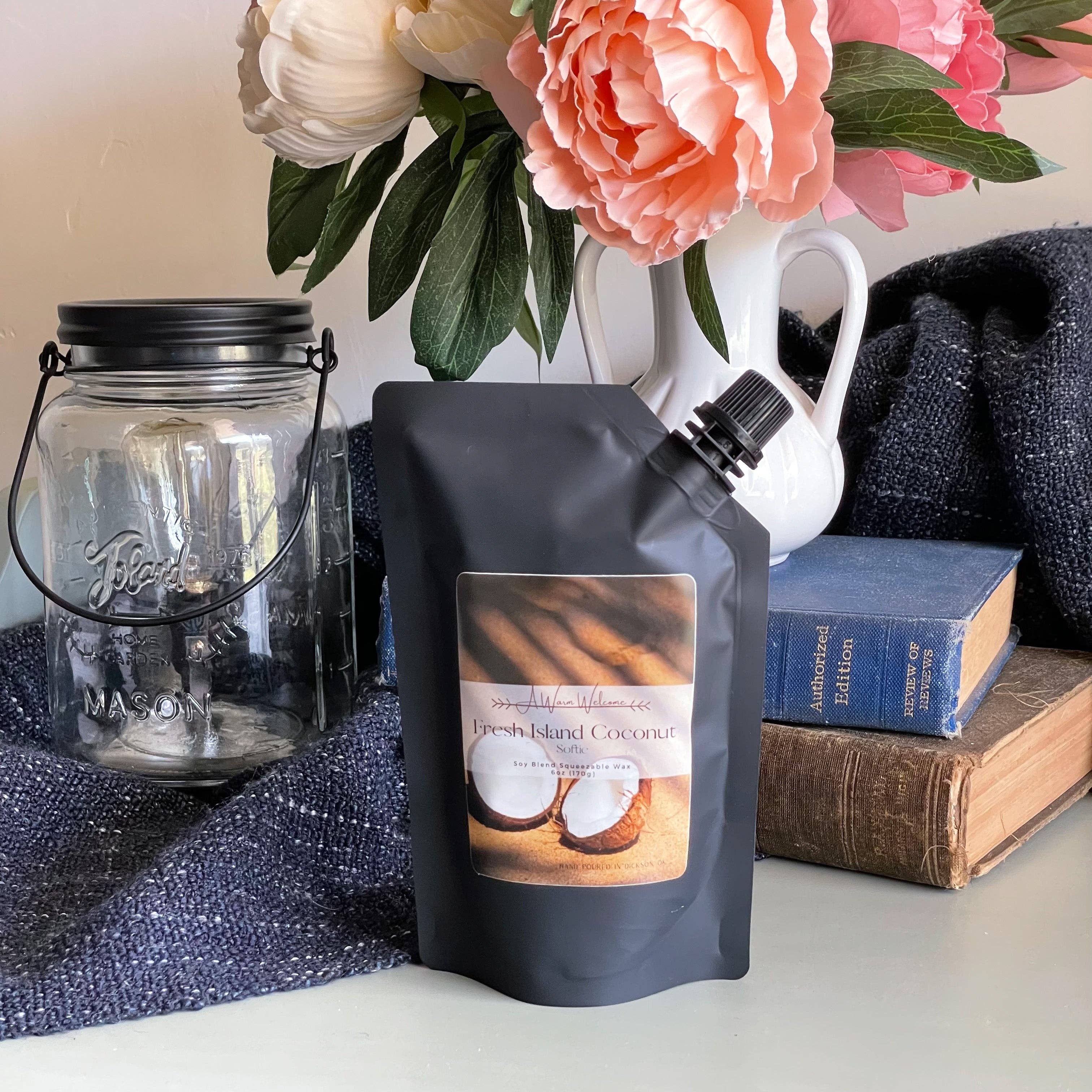 A Warm Welcome - Vente Fondants - Softie à la noix de coco Fresh Island | Squeeze Wax Melt2