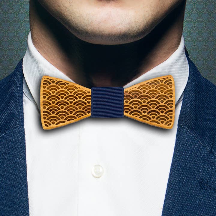 rjostudio|HANDCRAFTED - Vente Nœud papillon – homme - Fans japonais - Noeud papillon en bambou1