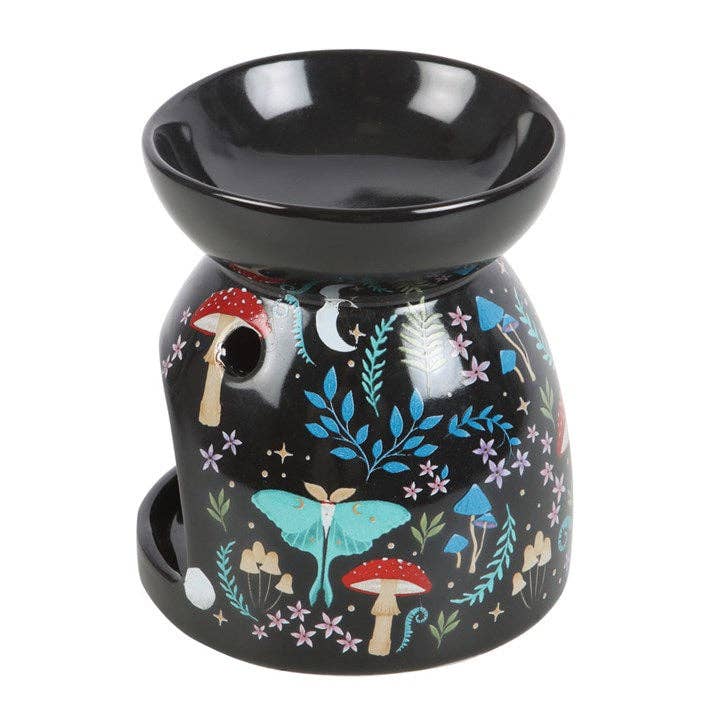 Something Different Wholesale - Wholesale Oil Warmer - Dark Forest Print Oil Burner