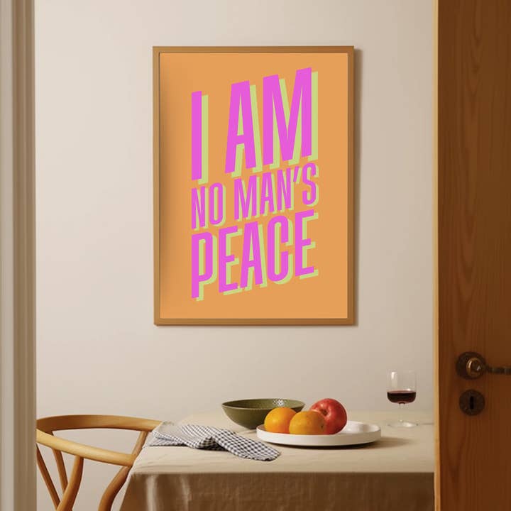 Olive Street Collective - Wholesale Art Print - I Am No Man's Peace Print13