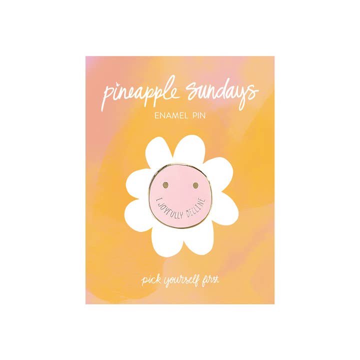 Pineapple Sundays Design Studio – wholesale Lapel pin/button – I Joyfully Decline Enamel Pin1