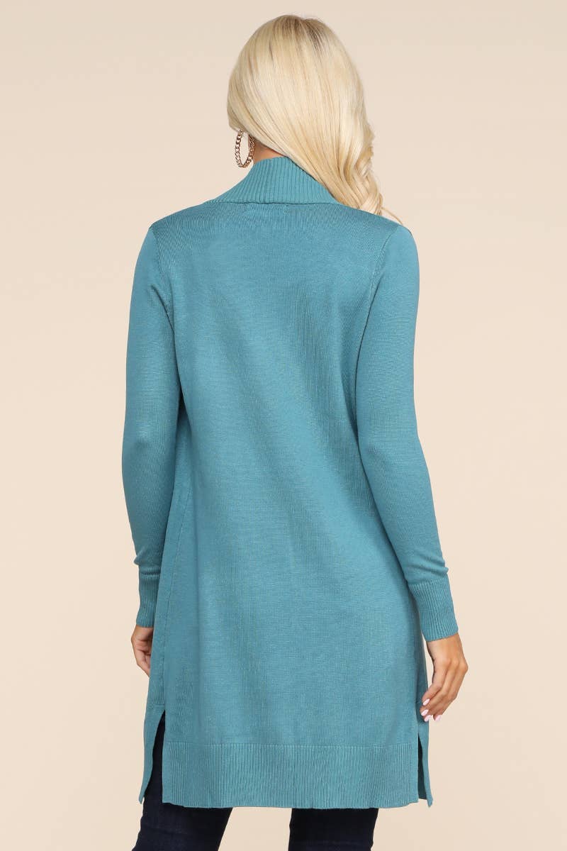 NINEXIS - Vente Cardigan – femme - AWOCAL311_CARDIGAN OUVERT À MANCHES LONGUES AVEC POCHES LATÉRALES30