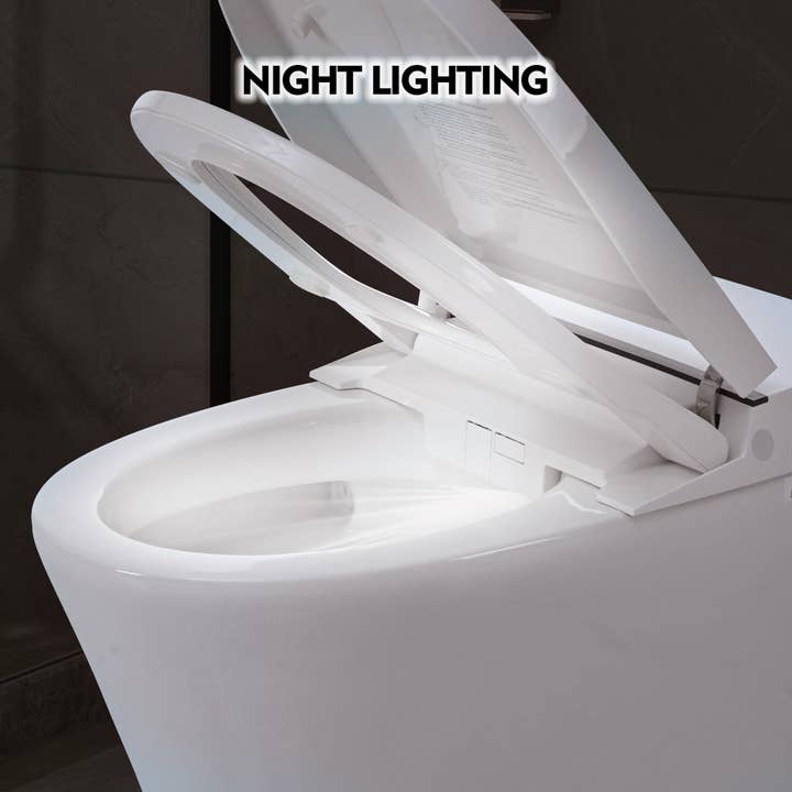 39F Inc. - Wholesale Bathroom Trashcan - Smart Dual-Flush Bidet Toilet with Sensor and Night Light7