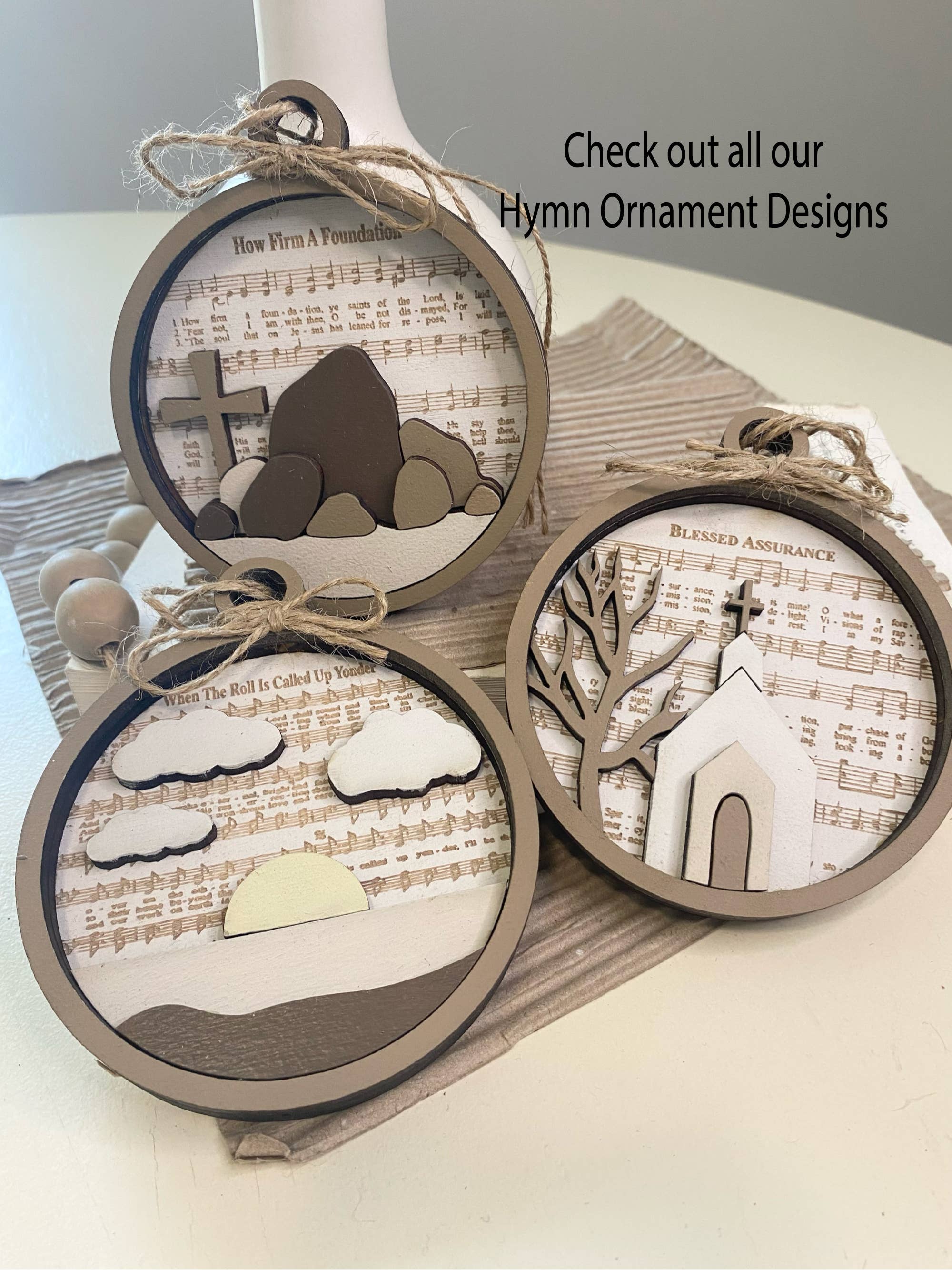 Pine Designs - Wholesale Ornament - Away in the Manger Ornament or Gift Tag13