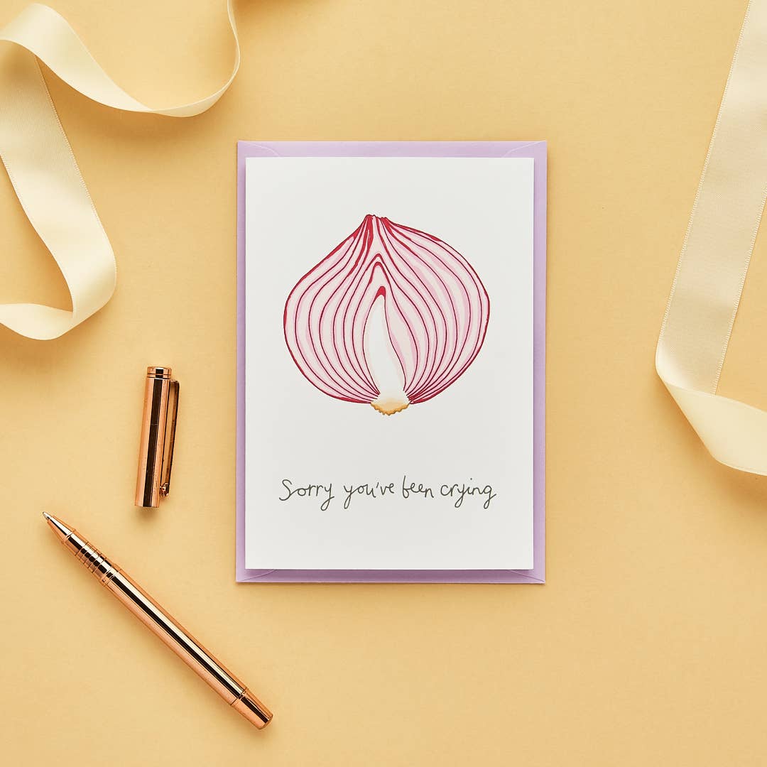 You've Got Pen On Your Face – wholesale Sympathy card – Onion Greeting Card | With Sympathy Card | Thinking Of You1