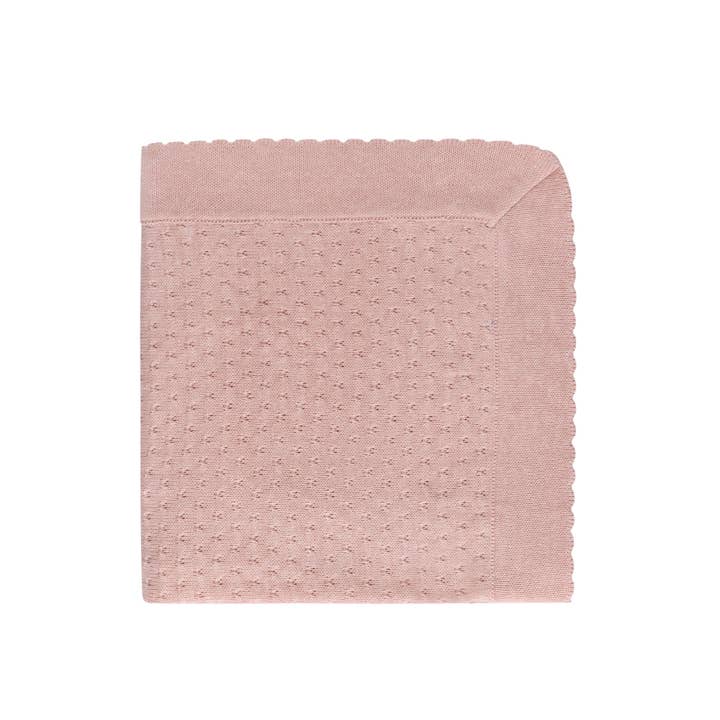 Sky Baby Blanket ~ Rose for wholesale by Bon Knit