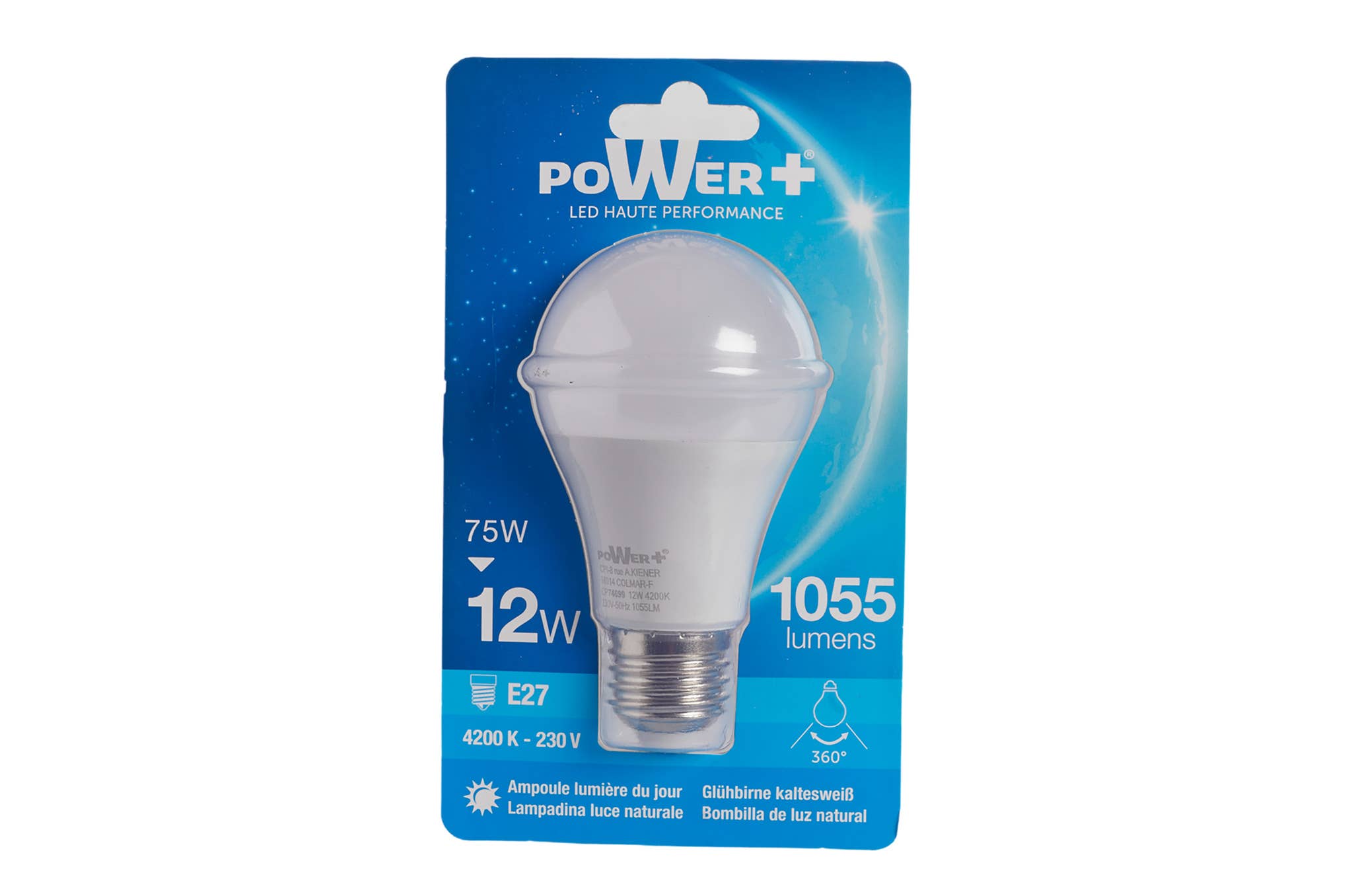 CP INTERNATIONAL - Wholesale Light Bulb/Puck - LED Bulb E27 12W=75W A60 Lic #20