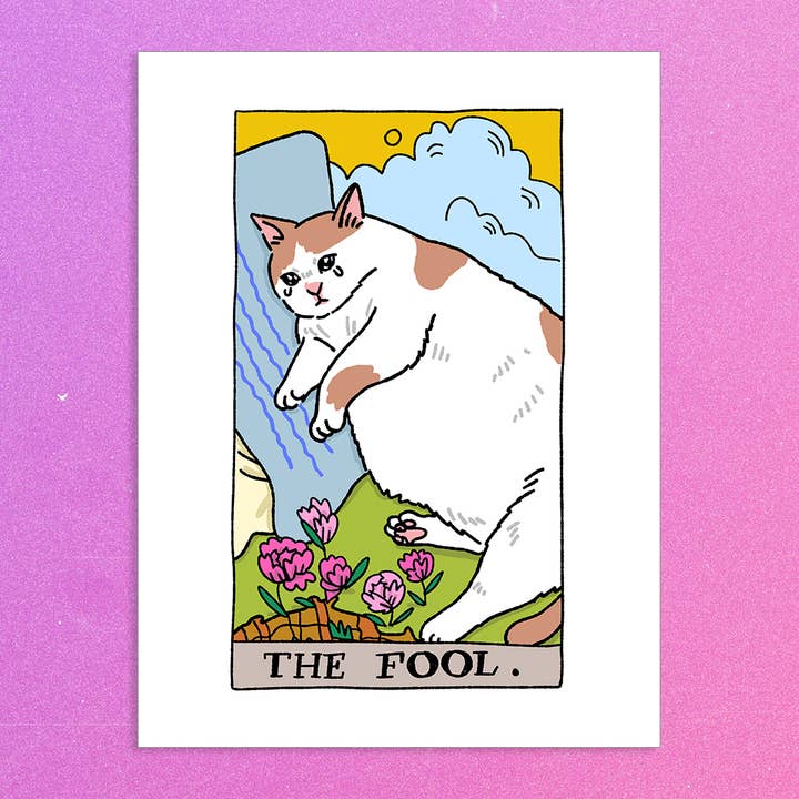 Tarot Cat Art Posters – Major Arcana for wholesale by Chonky Goods by Ping Hatta. Studio