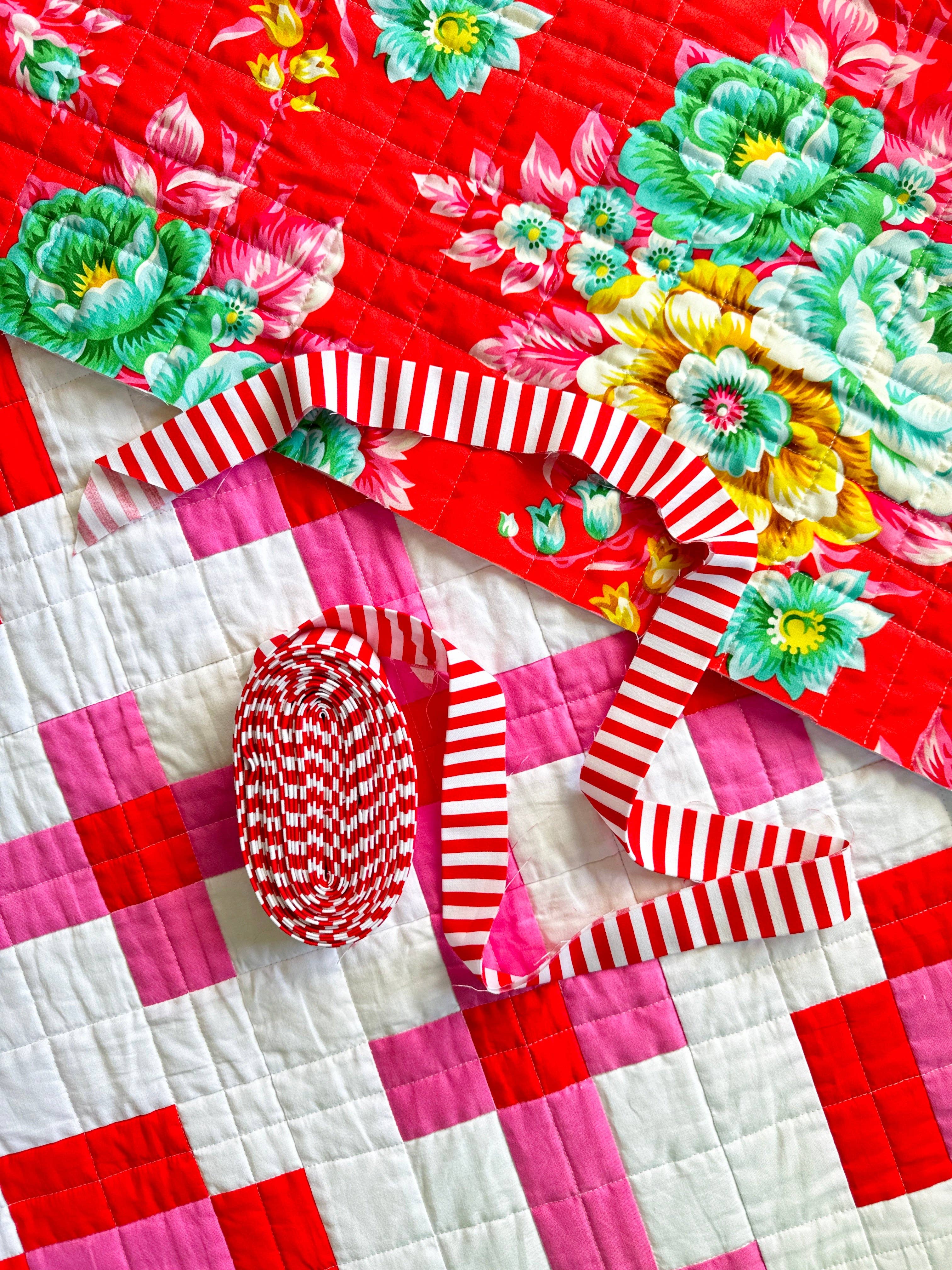 emma jean jansen – Engroshandel Hobbyværktøj – • Engros - Poppy Pink Quilt Mønster18