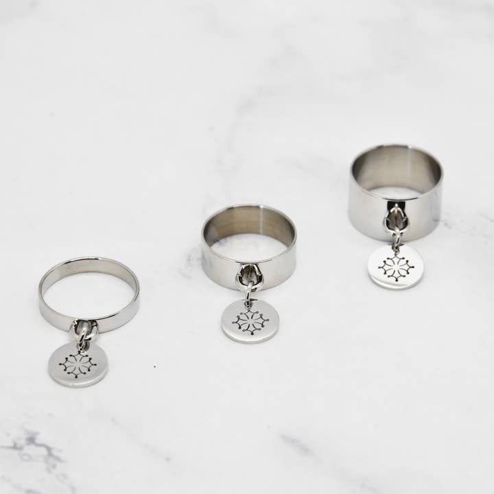 Anillo en forma de cruz occitana para venta al por mayor de Angiie