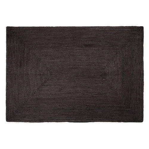 Black Jute Braided Rug - Small for wholesale by Angle