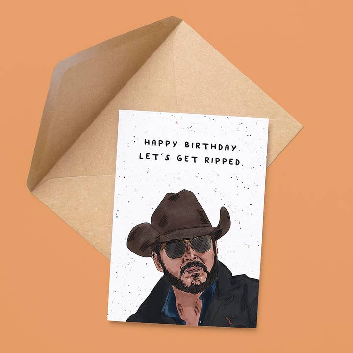 Pretty Good Cards - Vendita all'ingrosso Biglietti di auguri - Biglietto di compleanno Let's Get Ripped1